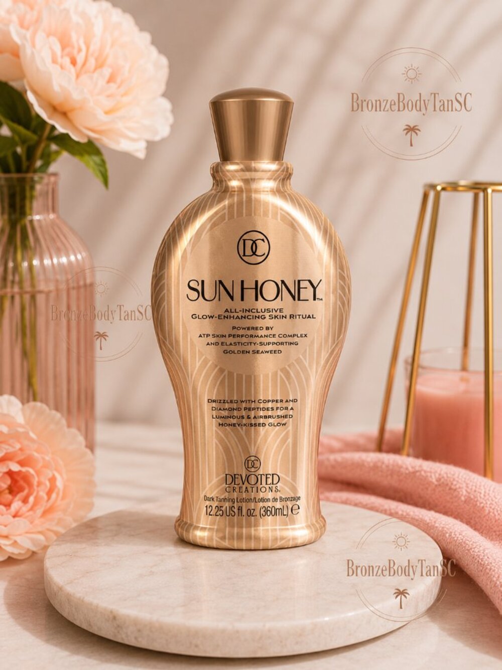 ☀️ Sun Honey ☀️ Devoted Creations - Glow Enhancing Optimizer - Tanning Lotion